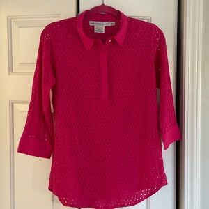 Gretchen Scott Designs Fuchsia Blouse